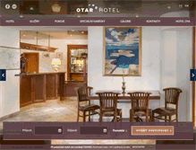 Tablet Screenshot of hotelotar.cz